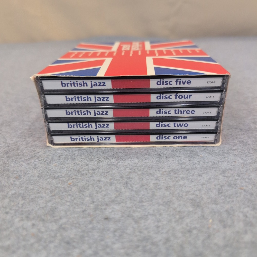 British Jazz 5 CD Box Set Star Sounds 1995 Alex Welsh Chris Barber Union Jack - Picture 2 of 3